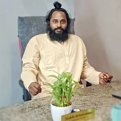 Noble Srinivasan, founder of Muladhara Yoga Wellness